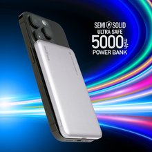 Load image into Gallery viewer, (New) 5000mAh Semi-Solid Ultra Slim Power Bank