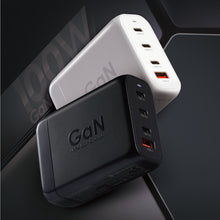 將圖片載入圖庫檢視器 DM 100W GaN USB 4插頭快速充電器