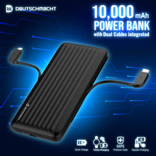 將圖片載入圖庫檢視器 (最新) DM 10,000mAh 一體雙線充電器 (USB Type C &amp; Lightning)
